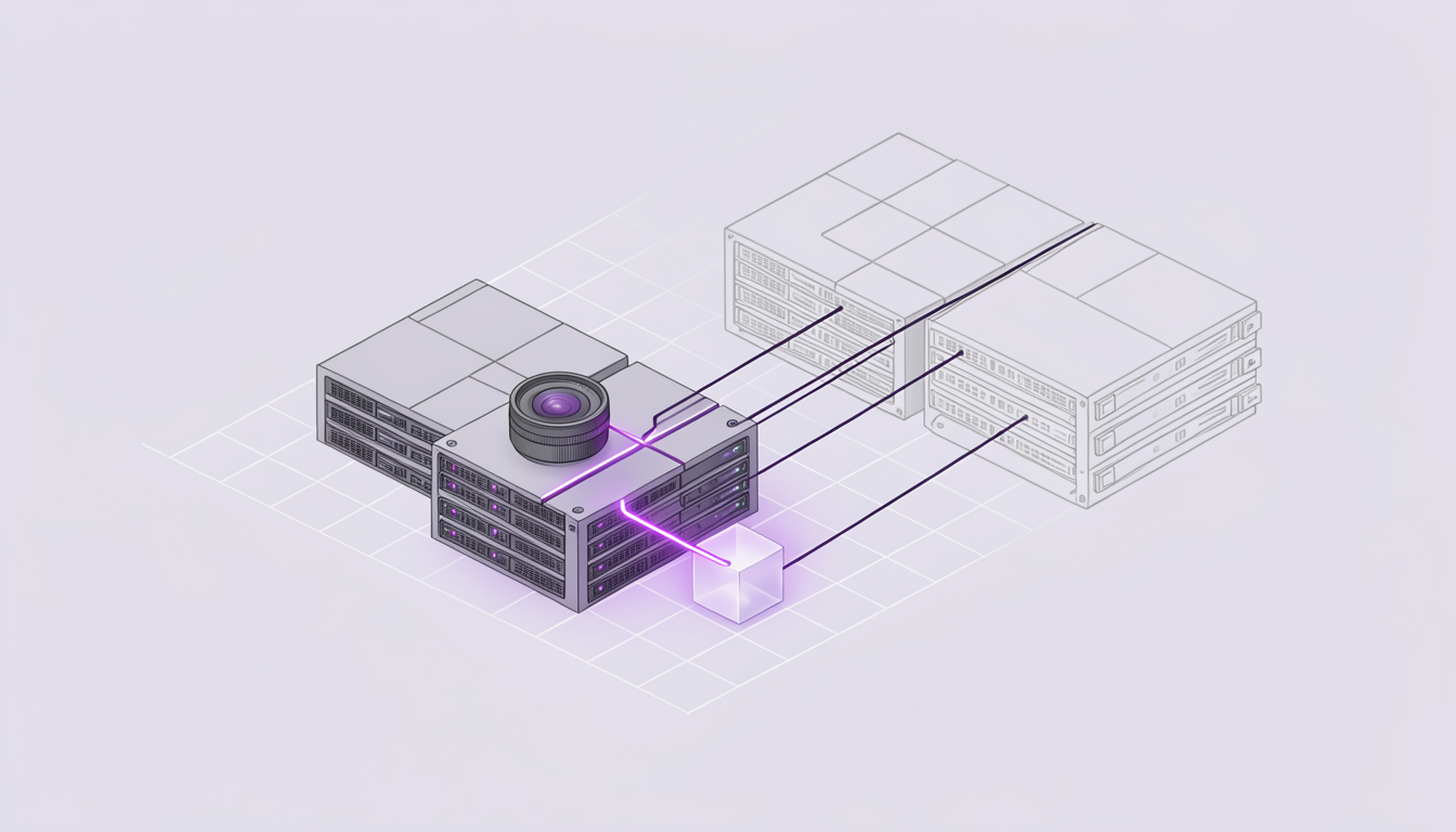 Illustration: Sizing a local AI camera stack: model, RTSP, Docker, latency, cost